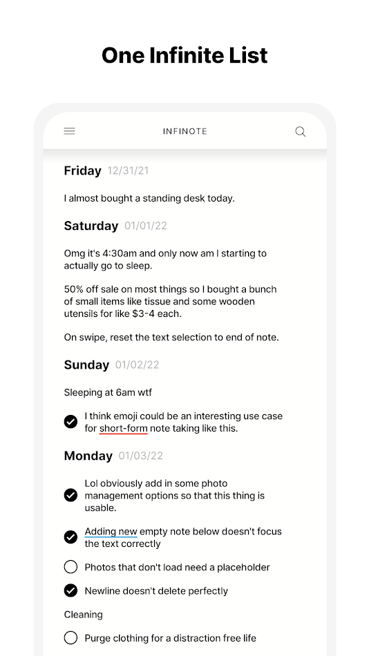 #1. Infinote (Android) 게시자: Appaday