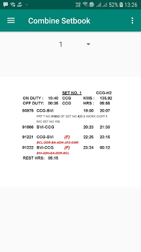 Combine Set Book Screen 2