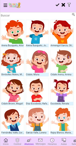 SocialKinder App Gestión Screen 3