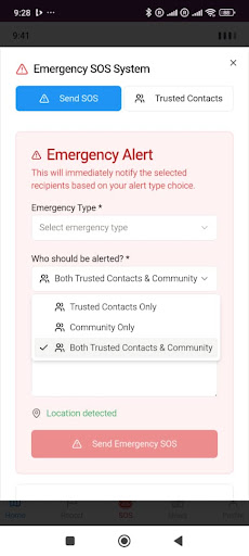 SafetyWatch- Sos and Alerts