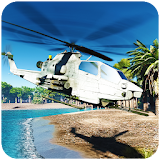 Gunship Takedown: FPS Helicopter Shoot War Game 3D icon