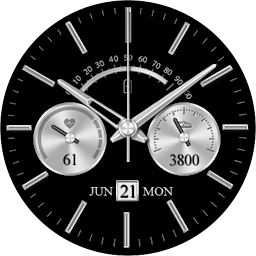Imazhi i ikonës Silver Galaxy Watch