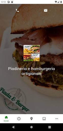 Android application PIADA & BURGER screenshort
