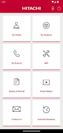 Hitachi India Customer Care Screen 3