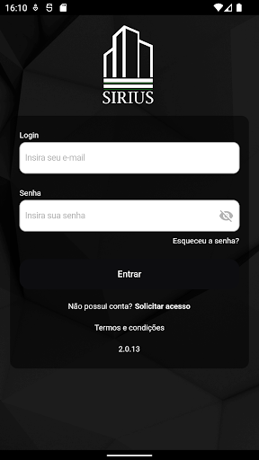 Android application Sirius Administradora screenshort