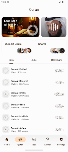 Im Muslim - Adhan Quran ToDo Screen 3