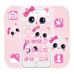 Pink kawaii Princess Kitty Theme Apk