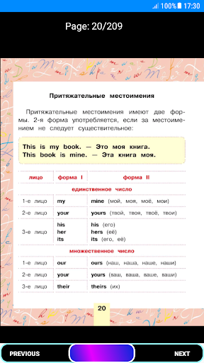 Правила Английского языка Screen 3