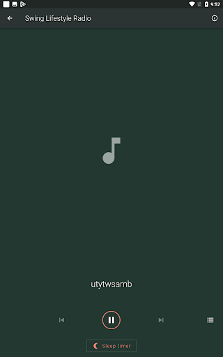 Swing Radio Online Screen 3