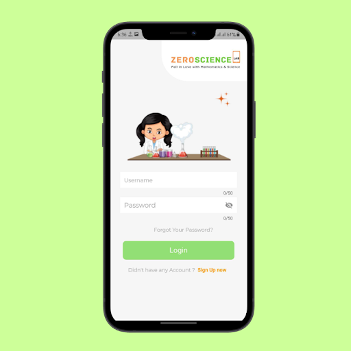 Android application Zerosciencelab Virtual Labs screenshort