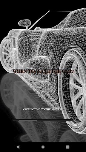 Android application When to wash the car? screenshort