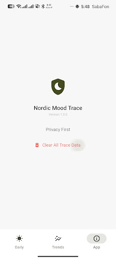 App screenshot