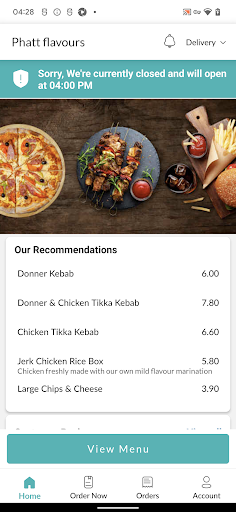 Phatt flavours Screen 2