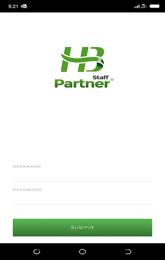 Android application Heritage Bank Staff Partner screenshort