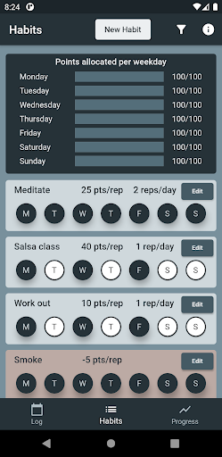 Habit 100 Screen 3