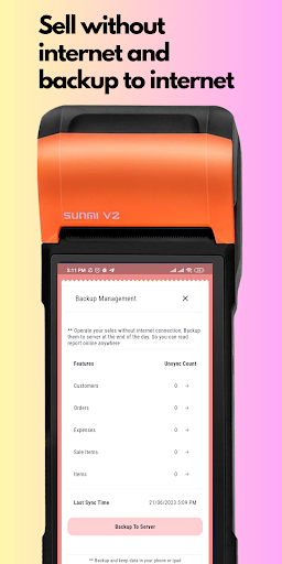 Instant Sunmi Receipt