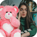 Cover Image of Télécharger Photo With Teddy Bear - Love Wallpapers 4.0 APK