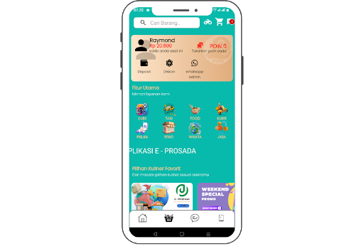 Android application E - PRODASA screenshort