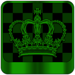 「Green Chess Crown theme」圖示圖片