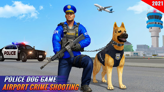 Police Dog Airport Crime Chase: Jeux de chiens screenshots apk mod 2