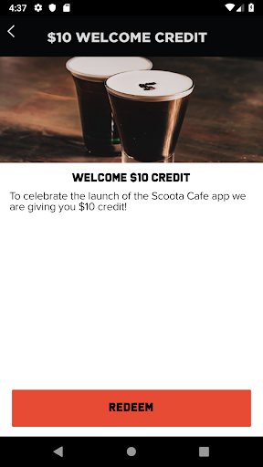 Scoota Cafe Screen 2