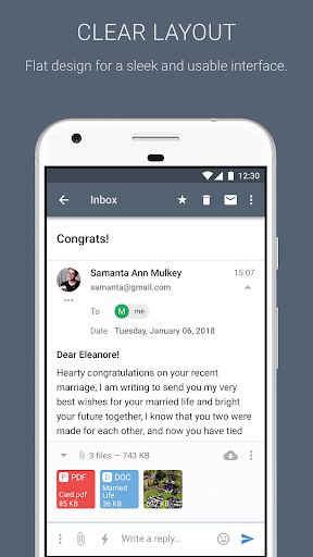 Android application SRT Email screenshort