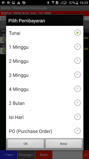 Aplikasi Kasir SID Retail PRO Screen 3