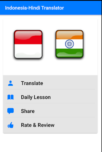 To translate indonesia bi Translate text