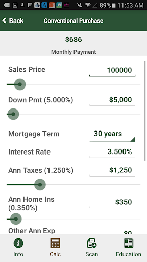 Screenshot of TreeHouse Mortgage Group