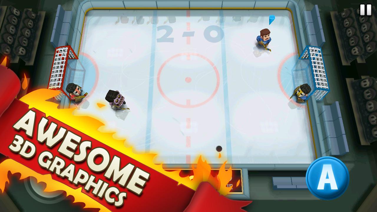 Android application Ice Rage: Hockey Multiplayer screenshort