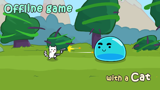 Cat shoot war: offline games Screenshot