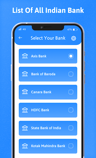 Bank Account Balance Check Screen 3