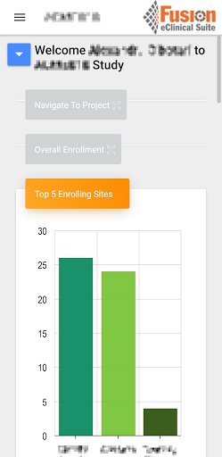 Android application Fusion Reporting screenshort