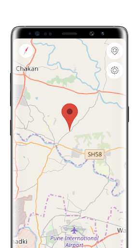 Android application Pune Offline Map screenshort