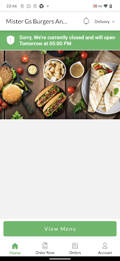 Mister Gs Burgers And Wraps Screen 2