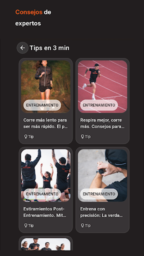 Vercho: entrenamiento running screenshot 3