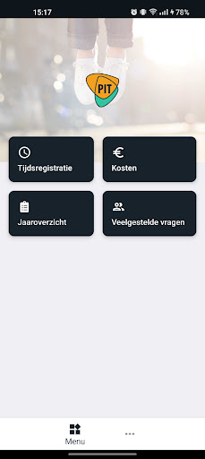 Android application Publiek Innovatief Talent screenshort