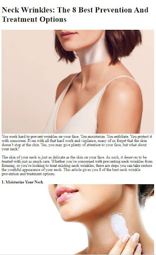 How To Prevent Neck Wrinkles Screen 3
