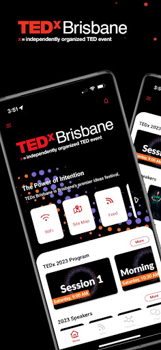 Android application TEDxBrisbane screenshort