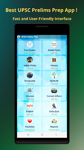 Android application UPSC CSAT Exam Prep screenshort