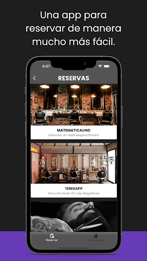 Android application Barber Time screenshort
