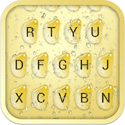 Gold Dewdrop Emoji Keyboard  Icon