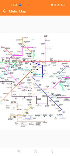 Delhi Metro Map,Route, DTC Bus Screen 2
