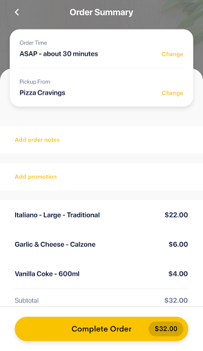 Pizza Cravings Screen 3