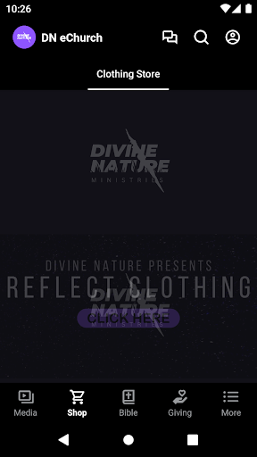 Divine Nature eCommunity Screen 2