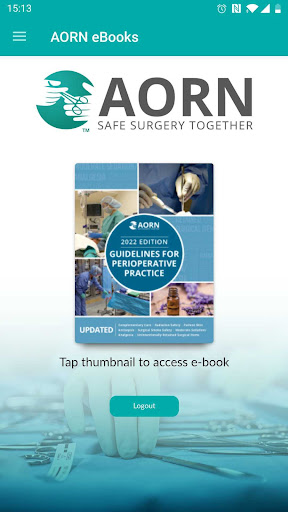 AORN eBooks Screen 2
