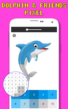 Sea Animals Color By Number - Screenshot 1