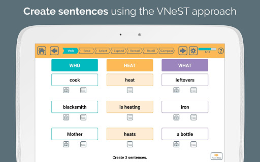 Screenshot of Advanced Naming Therapy