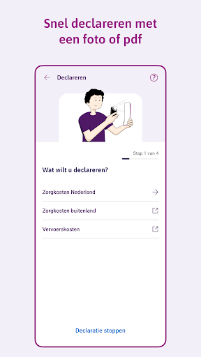 IZZ Zorgverzekering Screen 2