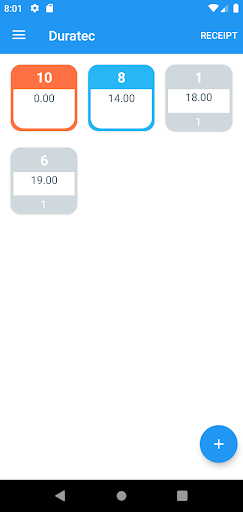 Duratec MobileApp Screen 2
